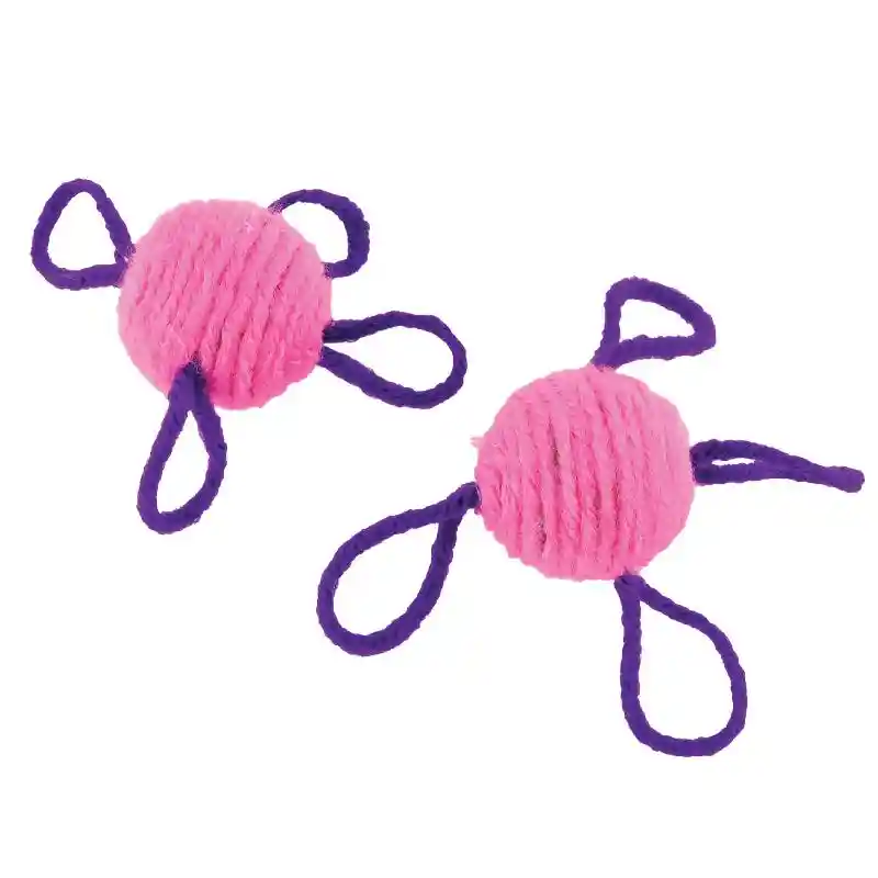 Turbo Natural Cat Pink Ball 2pk
