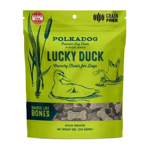 Polka Dog Lucky Duck Bones 8oz
