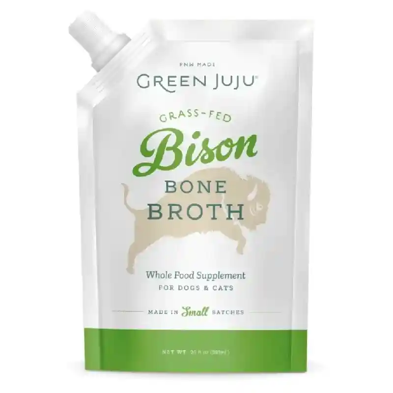 Green Juju Bison Bone Broth For Dogs & Cats 20-oz