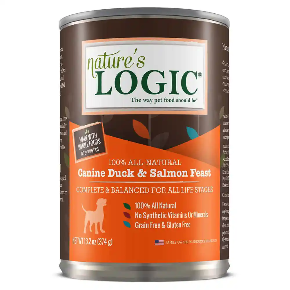 Nature's Logic Dog Gf Duck & Salmon Pate 13.2oz