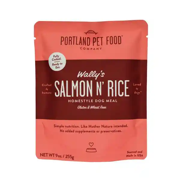 Portland Pet Food Company Wally's Salmon N' Rice Meal Wet Dog Food 9-oz