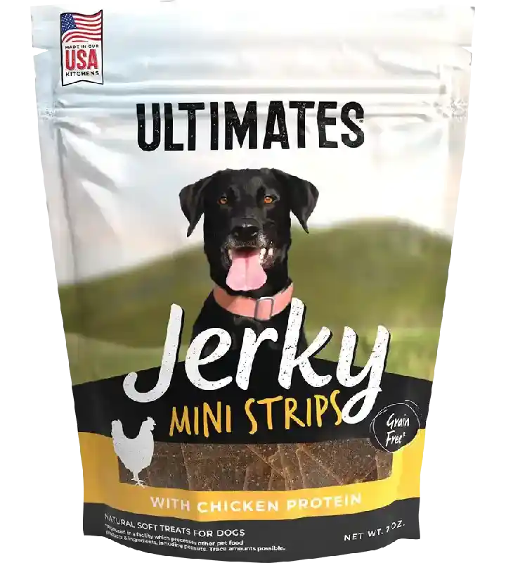 Ultimates Chicken Jerky Mini Strips 7oz
