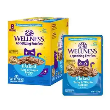 Appetizing Entrées Flaked Tuna And Tilapia Recipe In Broth - 1.4oz