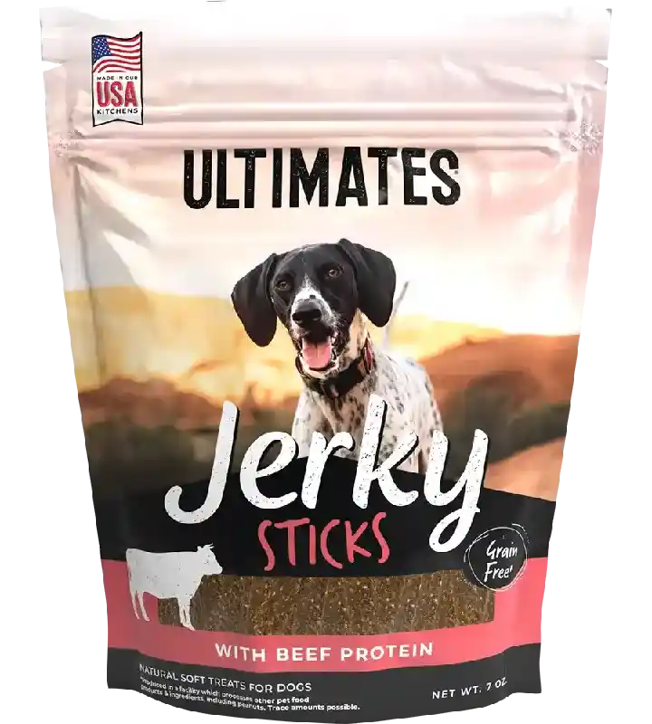 Ultimates Dog Beef Jerky Sticks 7oz