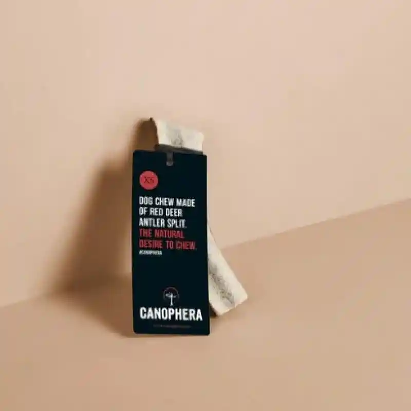 Canophera Dog Split Red Deer Antler XS