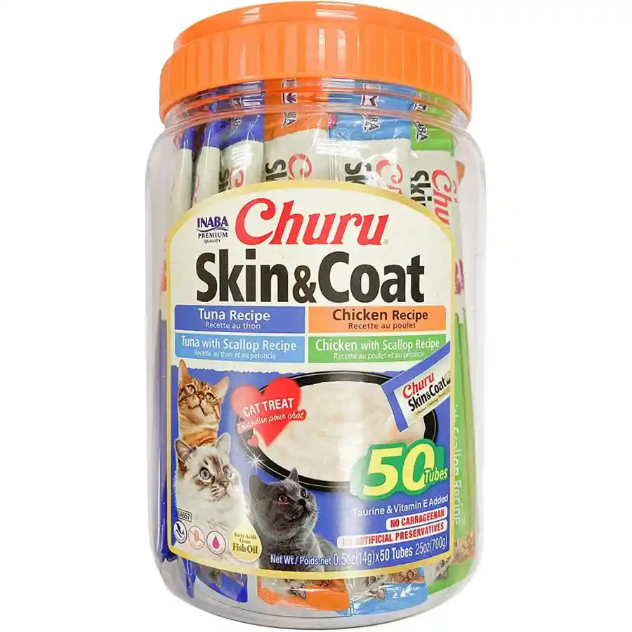 Inaba Cat Churu Skin & Coat 50ct