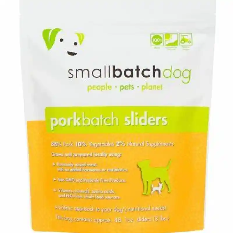 Small Batch Dog Frozen Pork Sliders 3#