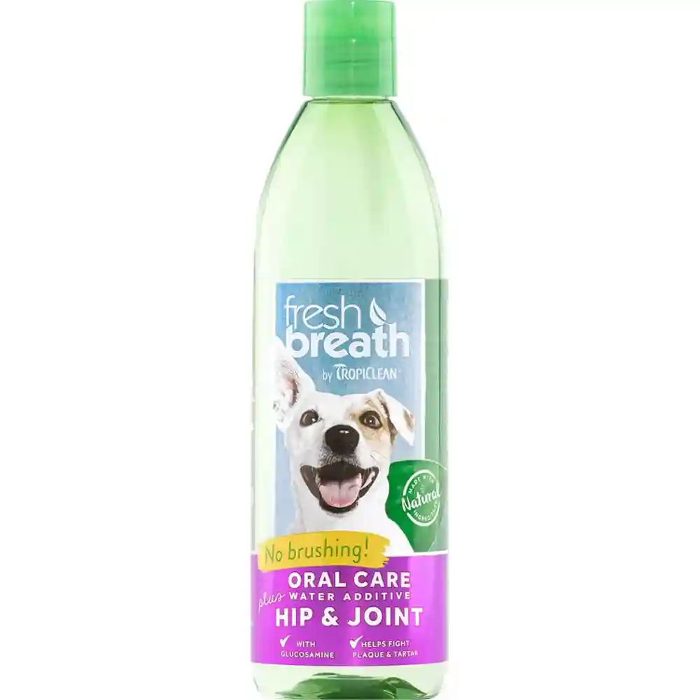 Tropiclean Fresh Breath Dental Health Solution Hip & Joint 16-oz