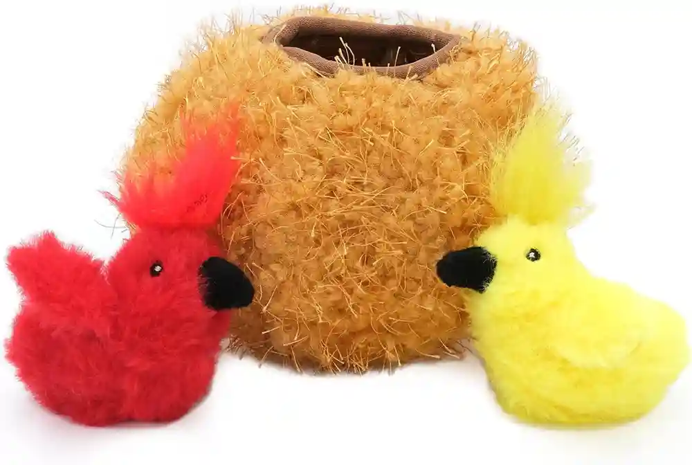Zippy Claws Burrow Birds In Nest Cat Toy