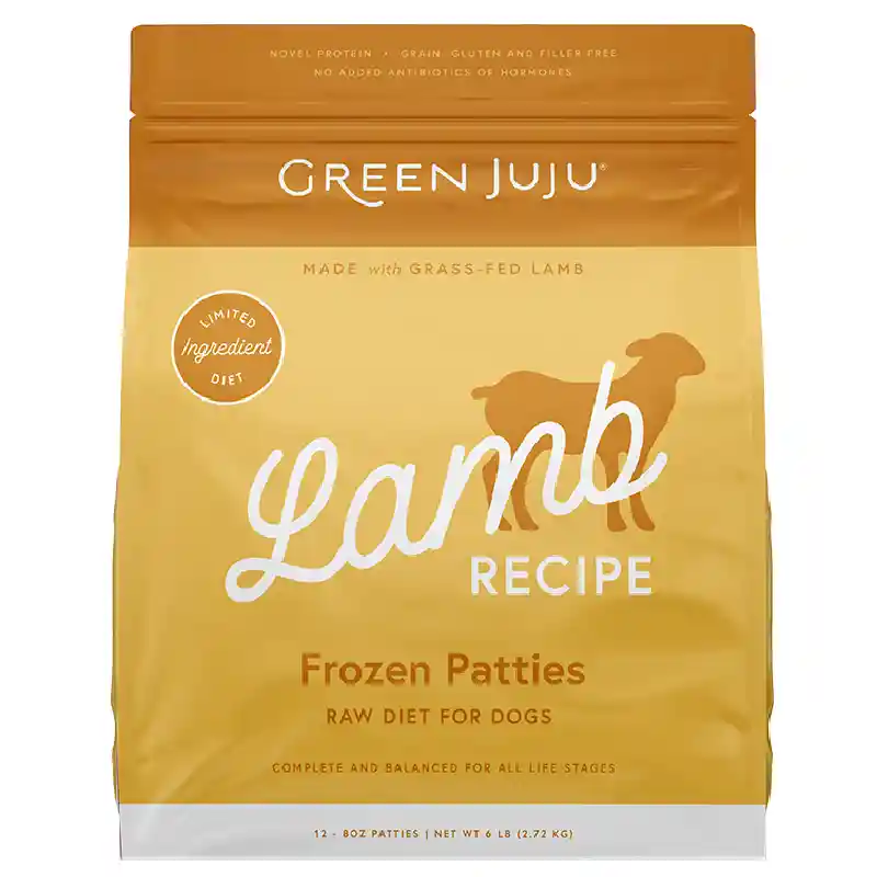 Green JuJu Frozen Patties Lamb 6#