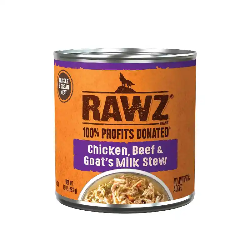 Rawz Dog Stew Chicken/Beef/Goat Milk 10oz