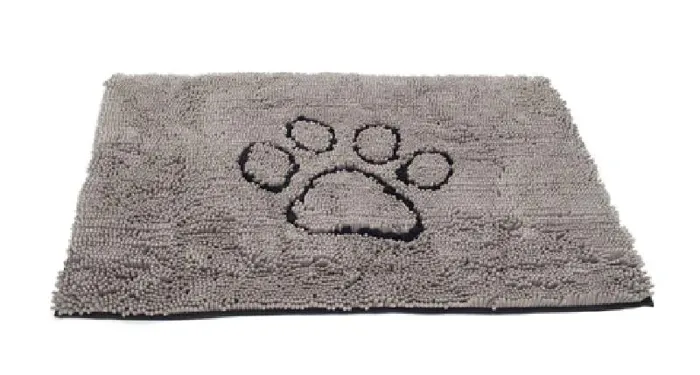 Dirty Dog Doormat Grey 35x26