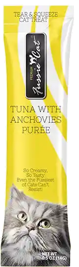 Fussie Cat Tuna & Anchovy Puree .5-oz 4-pk