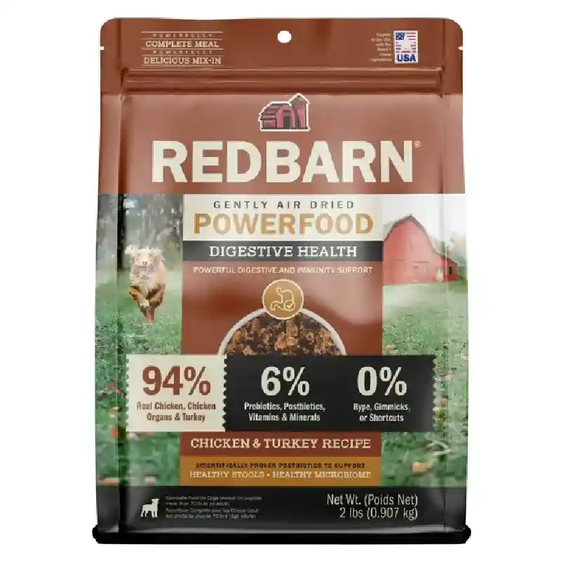 Redbarn Dog Air Dried Gut Health Chicken/Turkey 2#