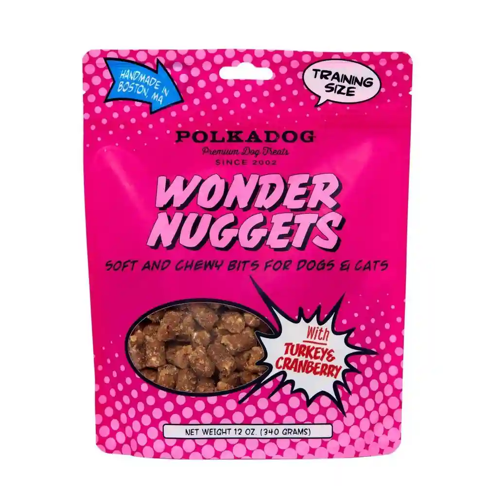 Wonder Nuggets – Turkey & Cranberry Dog Treats 12-oz