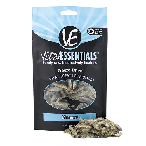 VE Dog Minnows Fd Treat 1oz