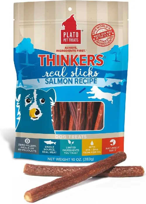 Plato Thinkers Salmon Sticks 10oz