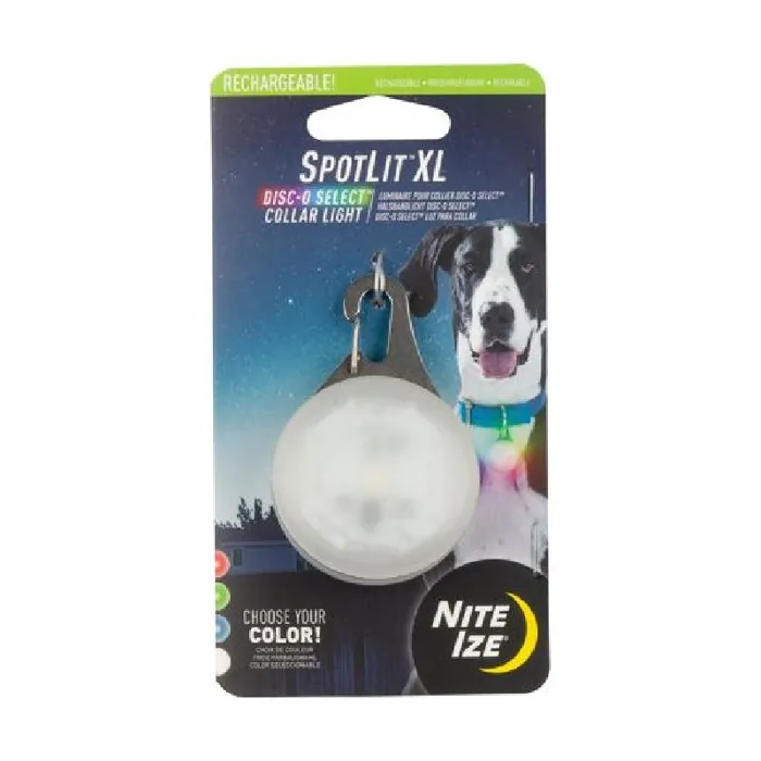 Spotlit Xl Rechargeable Collar Light - Disc-o Select