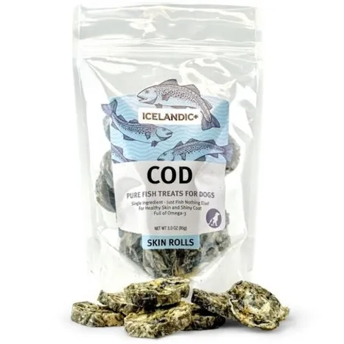 Icelandic Cod Skin Rolls 3.0oz