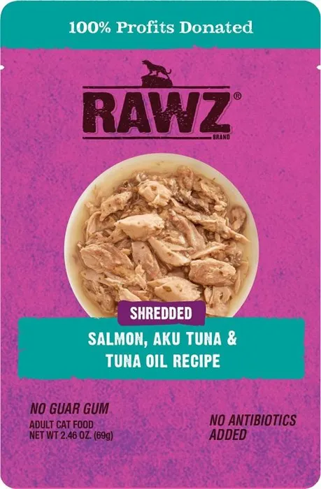 Rawz Cat Shredded Salmon/Tuna 2.46oz