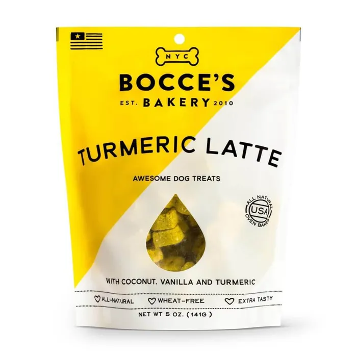 Bocces Dog WF Biscuit Tumeric Latte Flavor 5oz