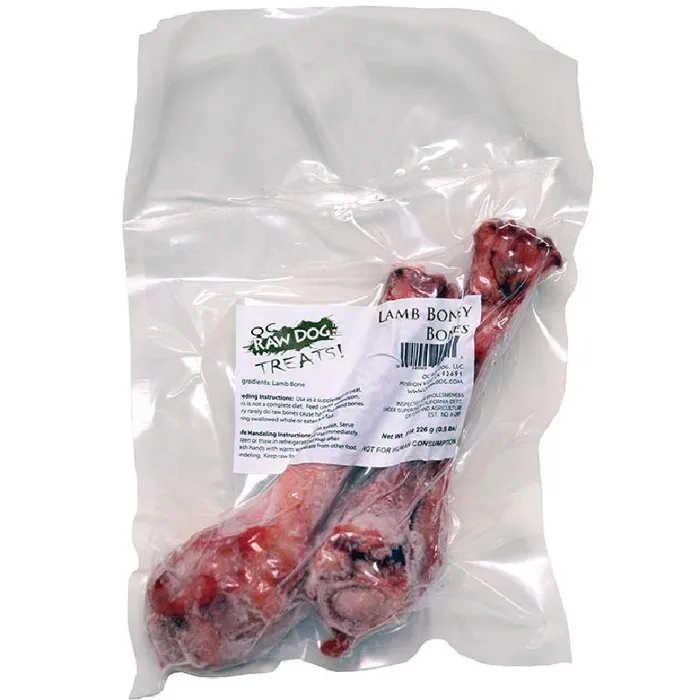 OC Raw Lamb Bones 8oz