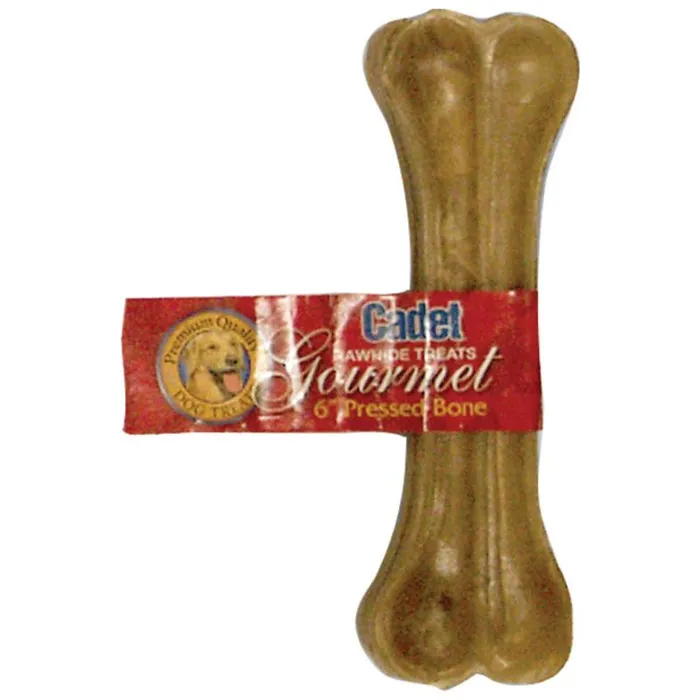 IMS Rawhide Pressed Bone 6"