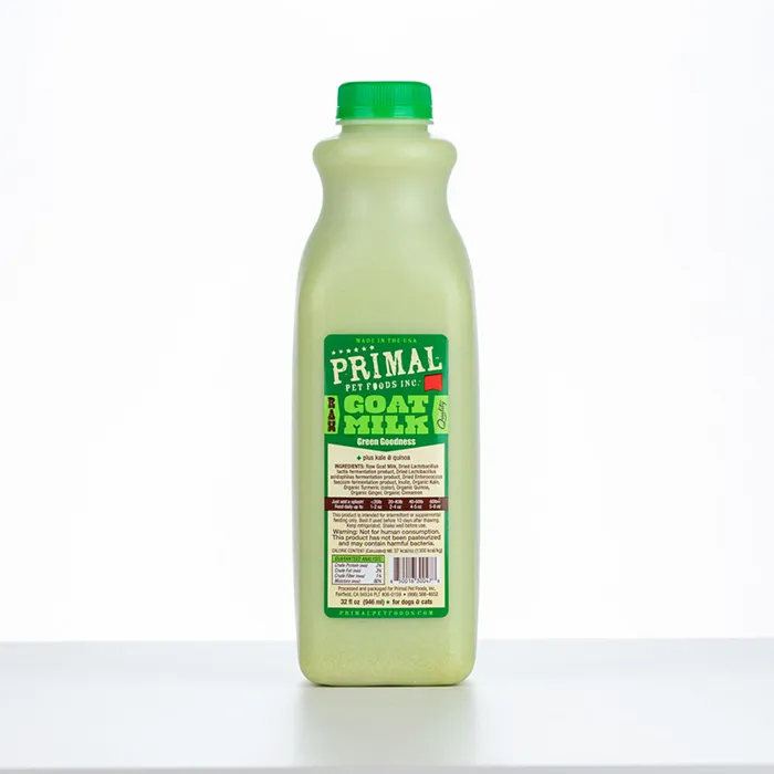 Primal Raw Goat Milk w/ Kale 32oz