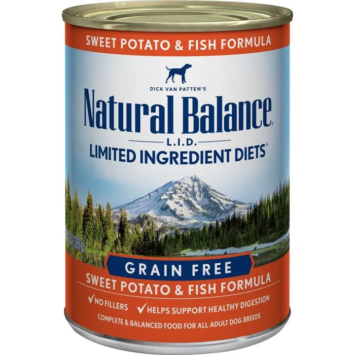 Natural Balance Can Dog LID Fish/Sw Potato 13 oz