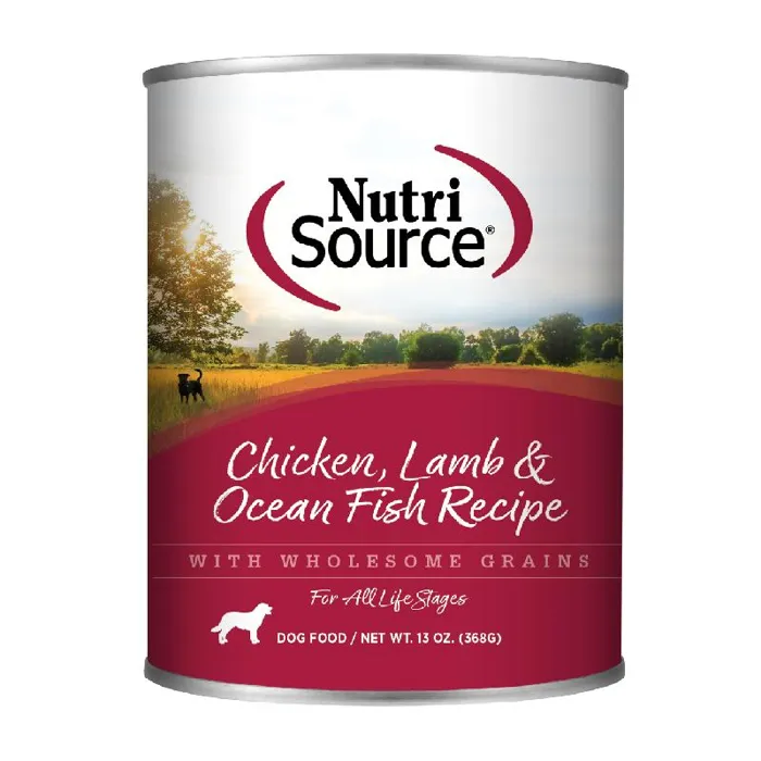 Nutrisource Dog Chicken/Lamb/Fish 13oz
