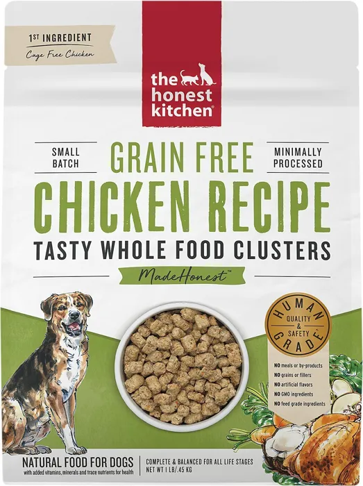Honest Kitchen Dog Clusters GF Chicken 20#