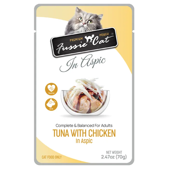 Fussie Cat Tuna/Chicken Pouch 2.47oz