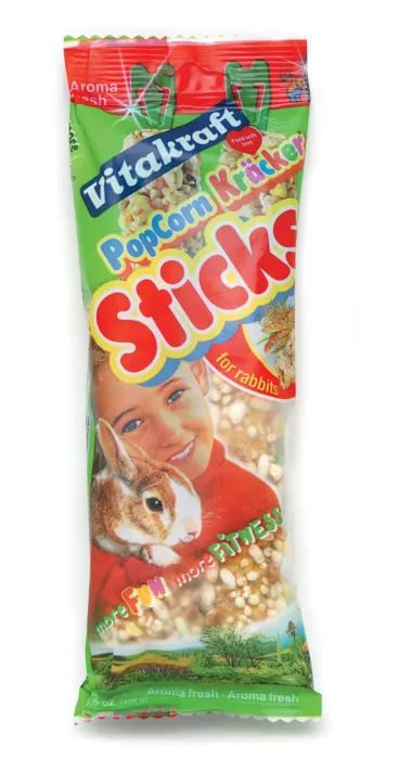 Vitakraft Popcorn Sticks for Rabbits 4 oz