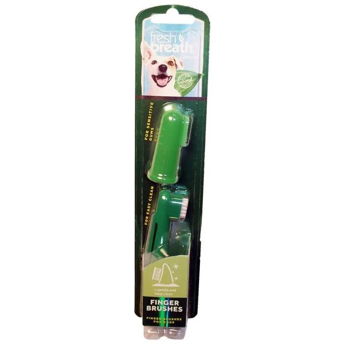 Tropiclean Dog Finger Toothbrush 2pc