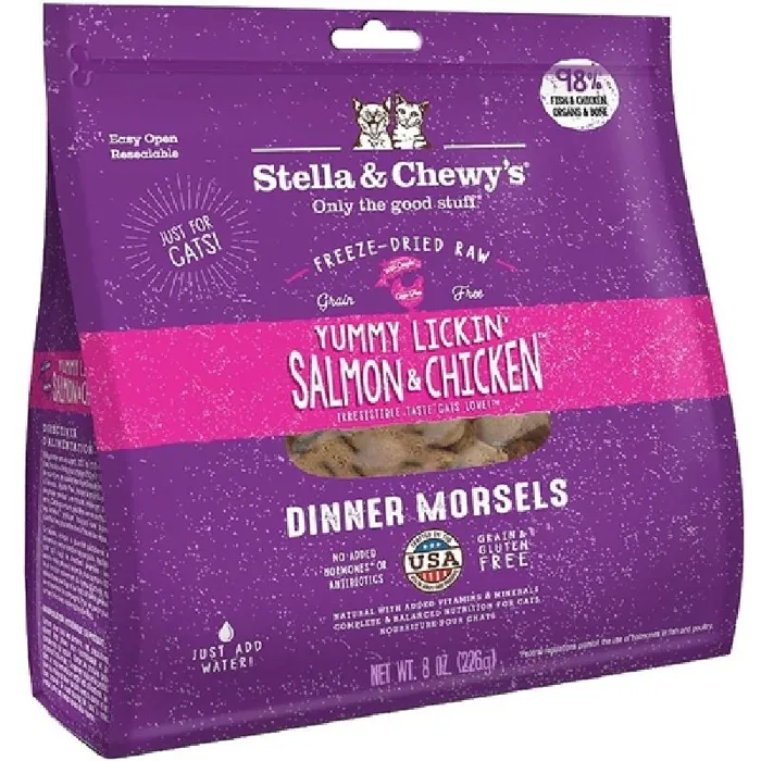 Stella & Chewy's Cat FD Salmon/Chicken 8oz