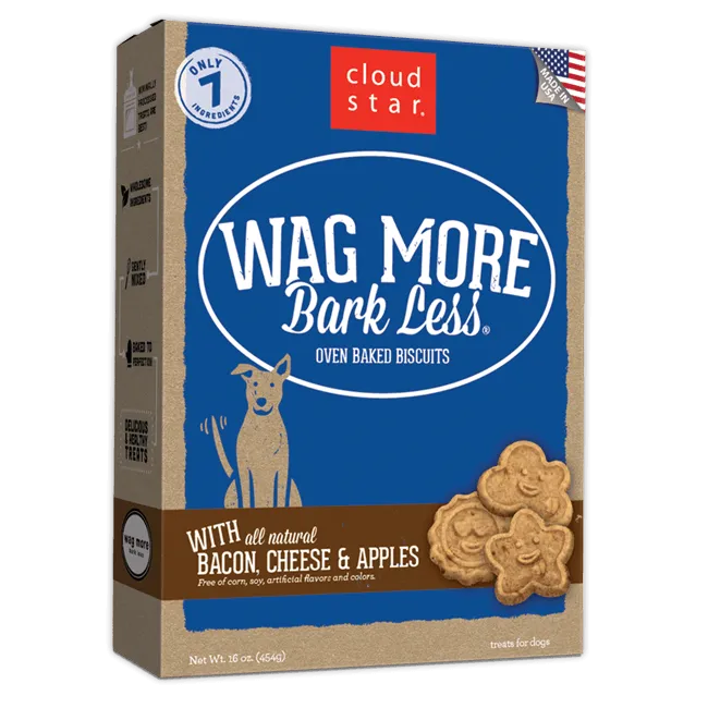 Wag More Orig Bacon/Cheese/Apple 16oz.