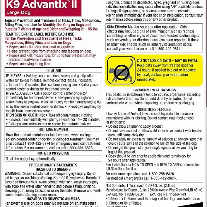 Advantix II Small Dog 1 Pack