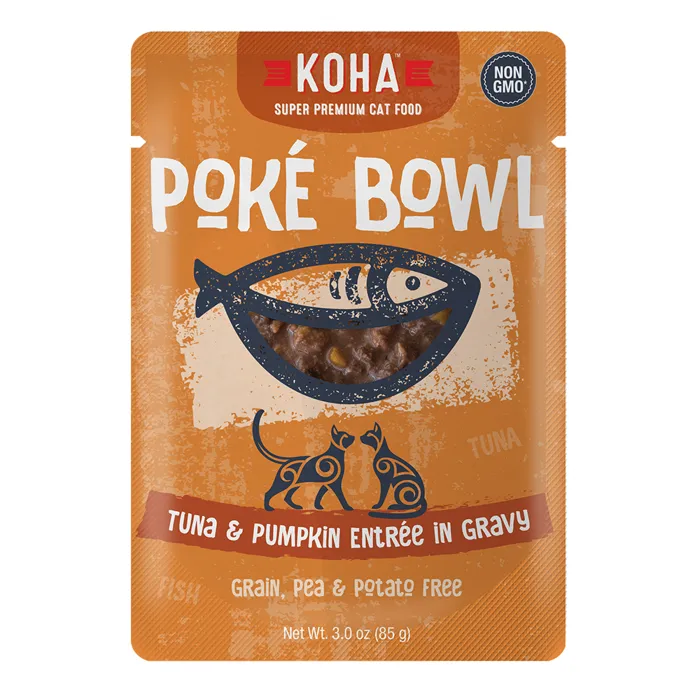 Koha Cat Poke Bowl Tuna Pumpkin Pouch 2.8 Oz