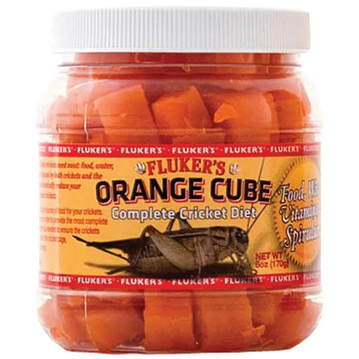 Fluker's Cricket Orange Cube 6 oz