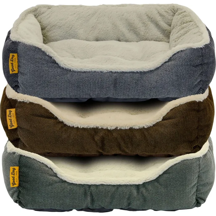 DMC Good Dog Premium Tufted Bolster Bed