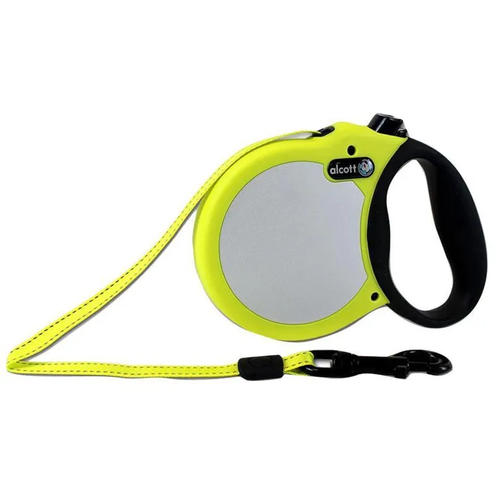 Alcott Adventure Retract Leash Yellow Large