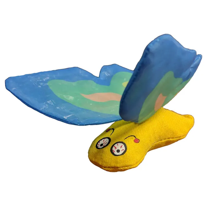 Yeowww!! Crinkle Catnip Butterfly Blue