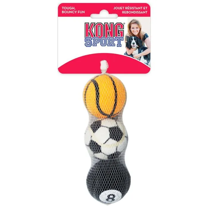 Kong Toy Sport Balls Medium 3Pk
