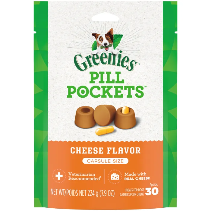 Greenies Pill Pockets Dog Cheese 7.9oz