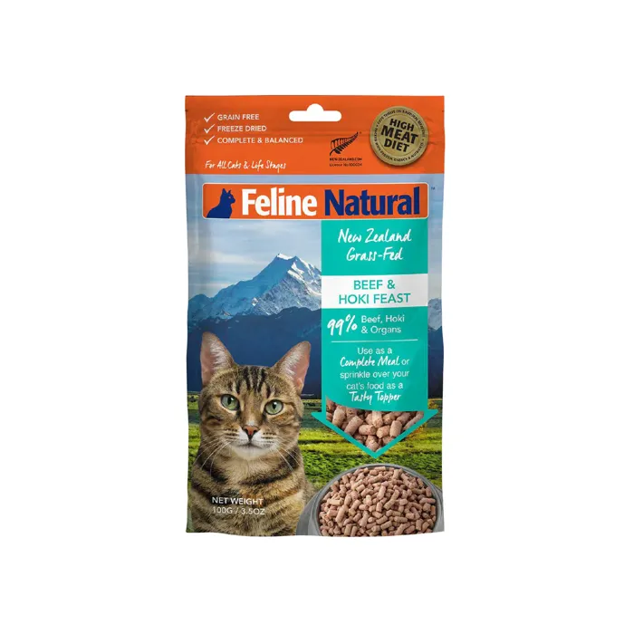 Feline Naturals FD Beef/Hoki 3.5oz