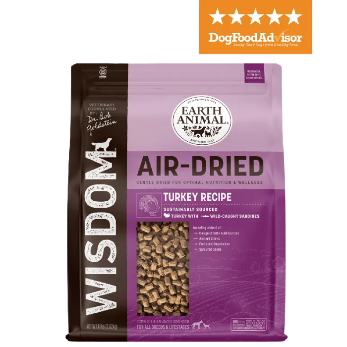 Ea Dog Wisdom Trky Air Dried 8-lb 3=cs
