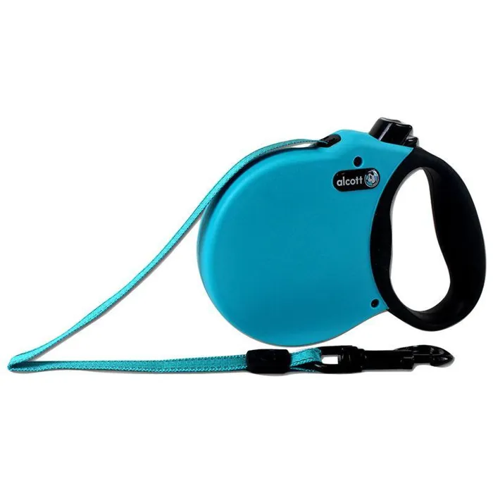Alcott Adventure Retract Leash Blue Small
