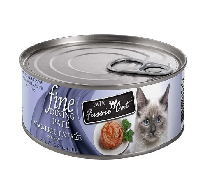 %Fussie Cat Fine Mackerel 2.82oz