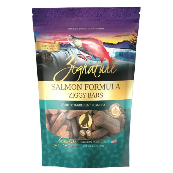 Zignature Ziggy Bars Salmon 12oz