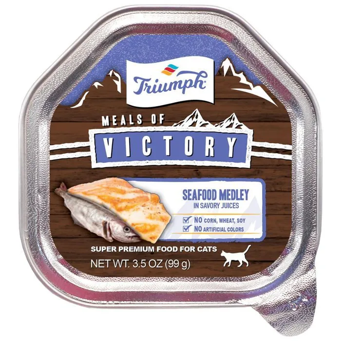 Triumph Victory Cat Seafood 3.5 Oz